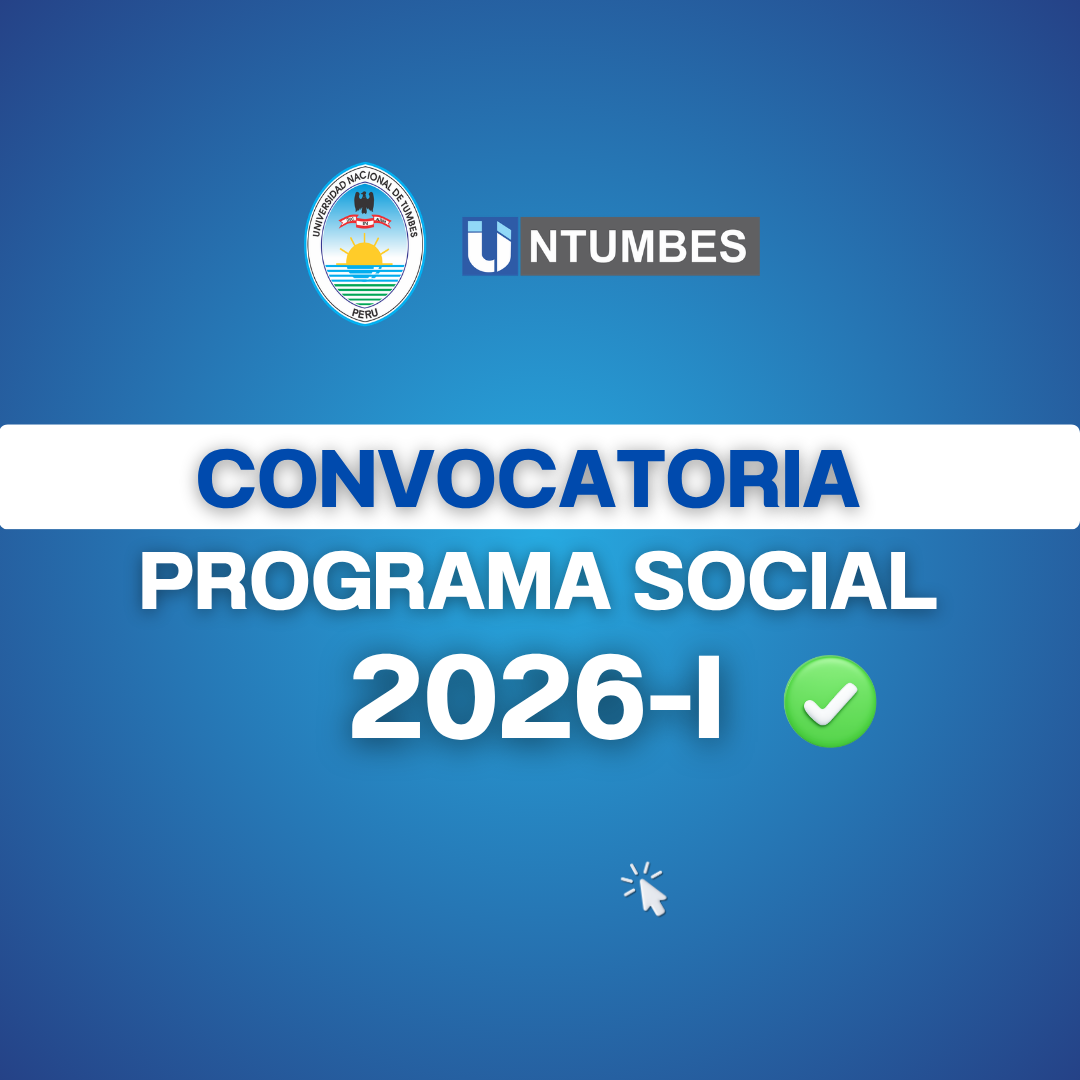 Convocatoria programa social 2026-I